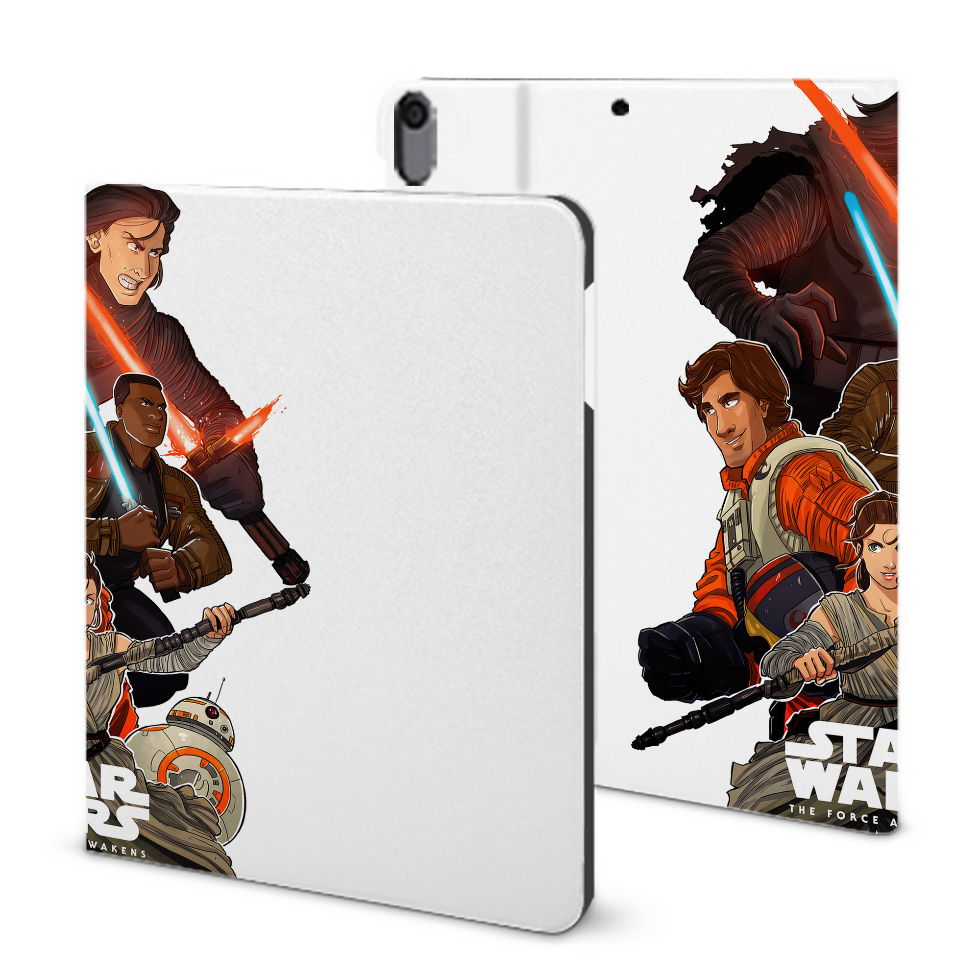 （画像用） スター・ウォーズ Star Wars IPad ケース ブック型 PUレザー TPU 耐衝撃 軽量 薄型 ペン収納なし 全面保護 IPad 各モデル対応
